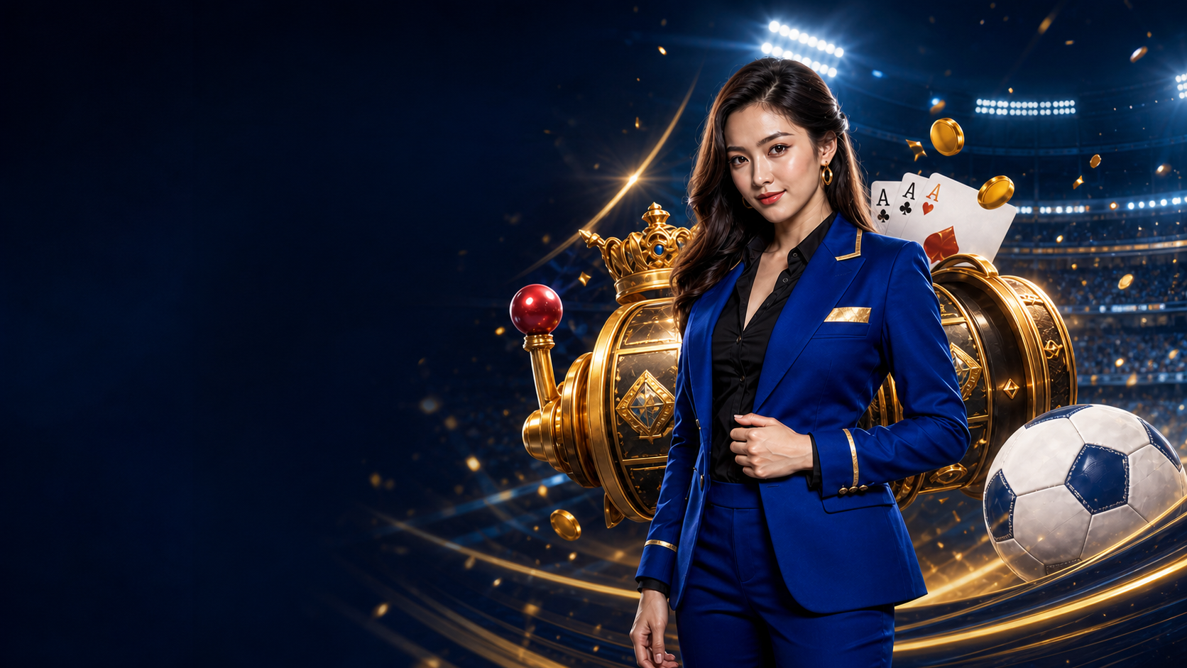 พรีเซนเตอร์ XGOAL808 พร้อมเกมสล็อต คาสิโนสด และฟุตบอล